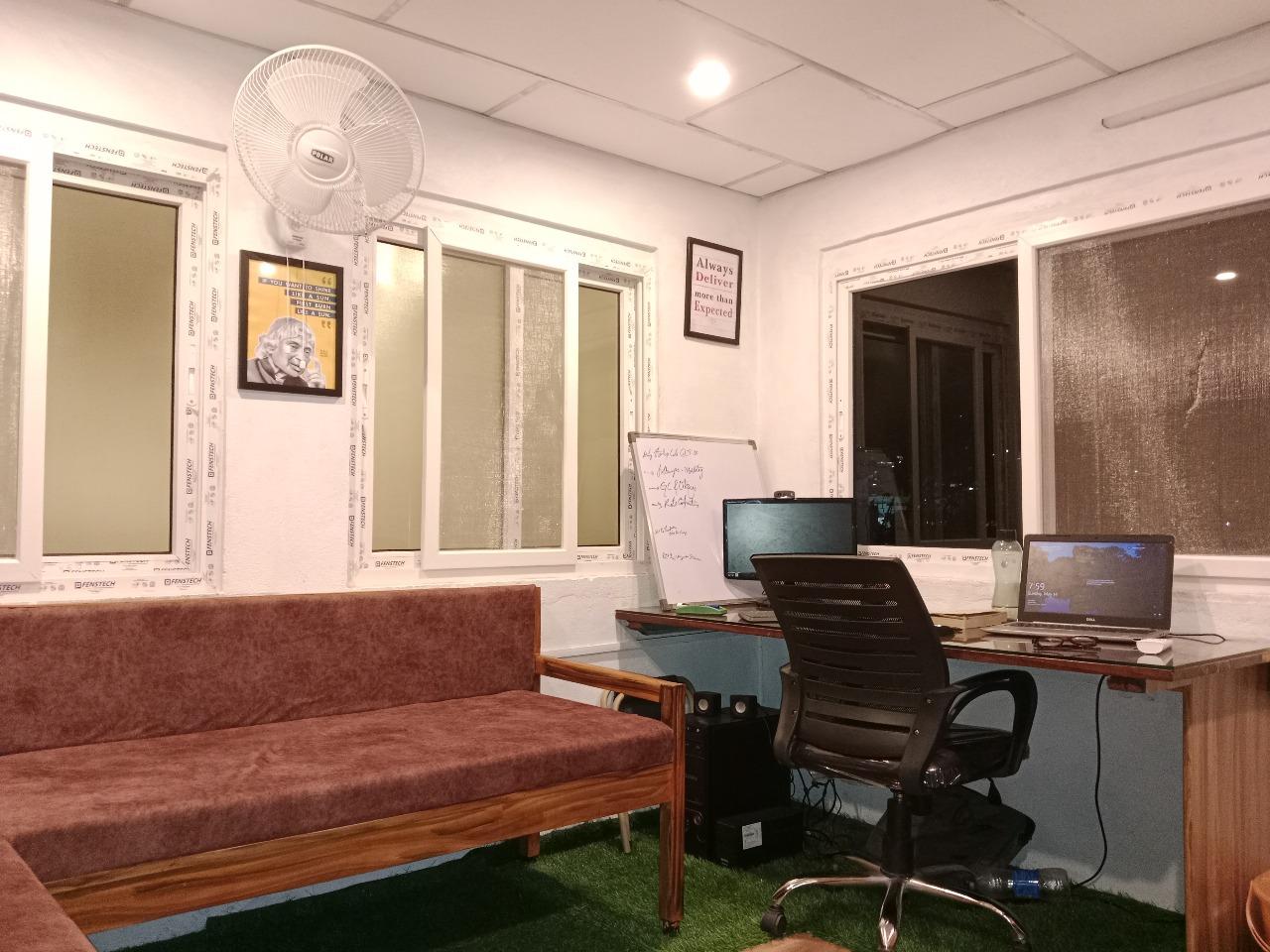 Evening office view